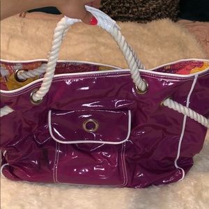 Beach Bag Tote with Compartments